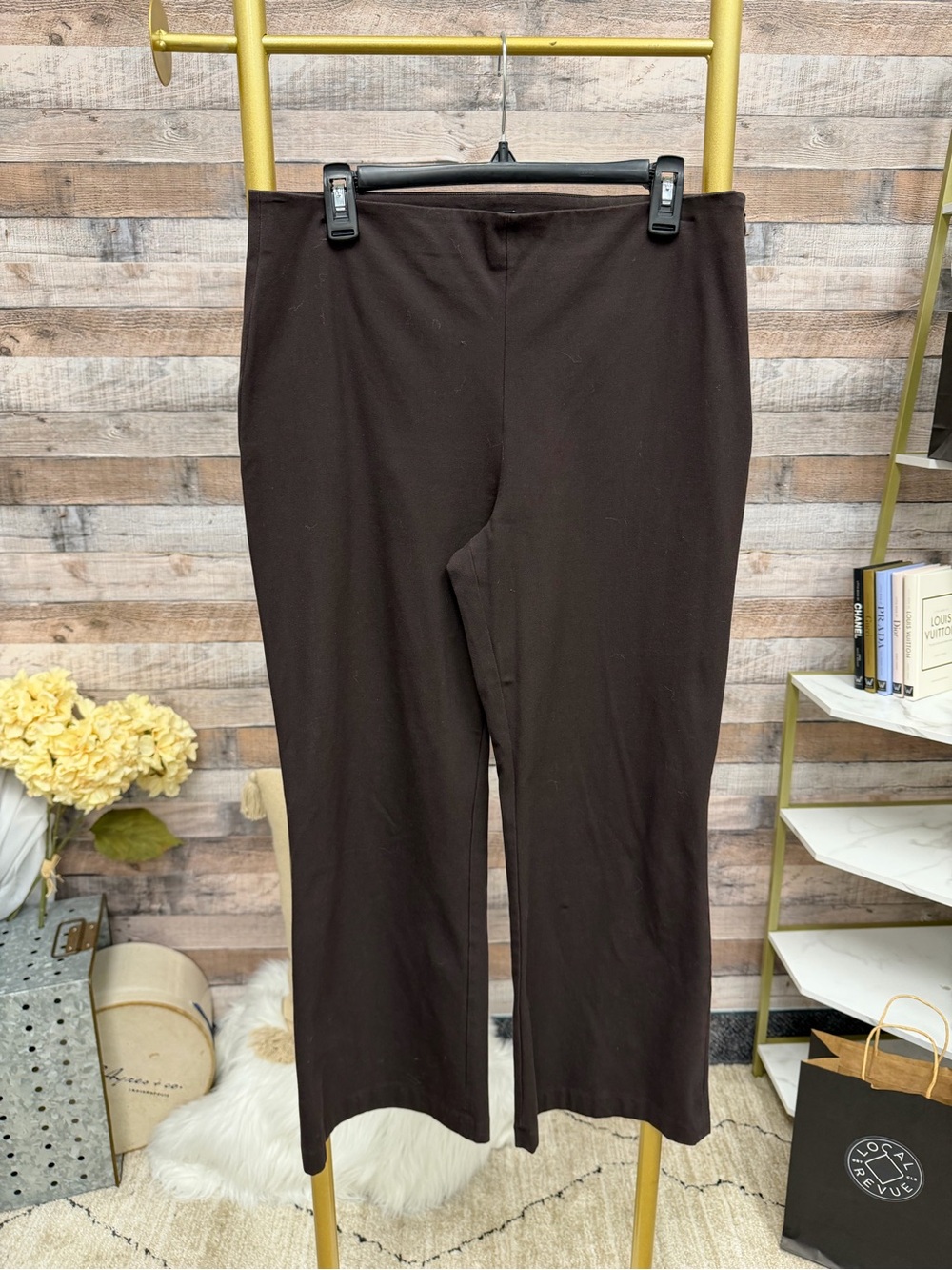 Theory Brown Size Zip Wide Leg Pant 12